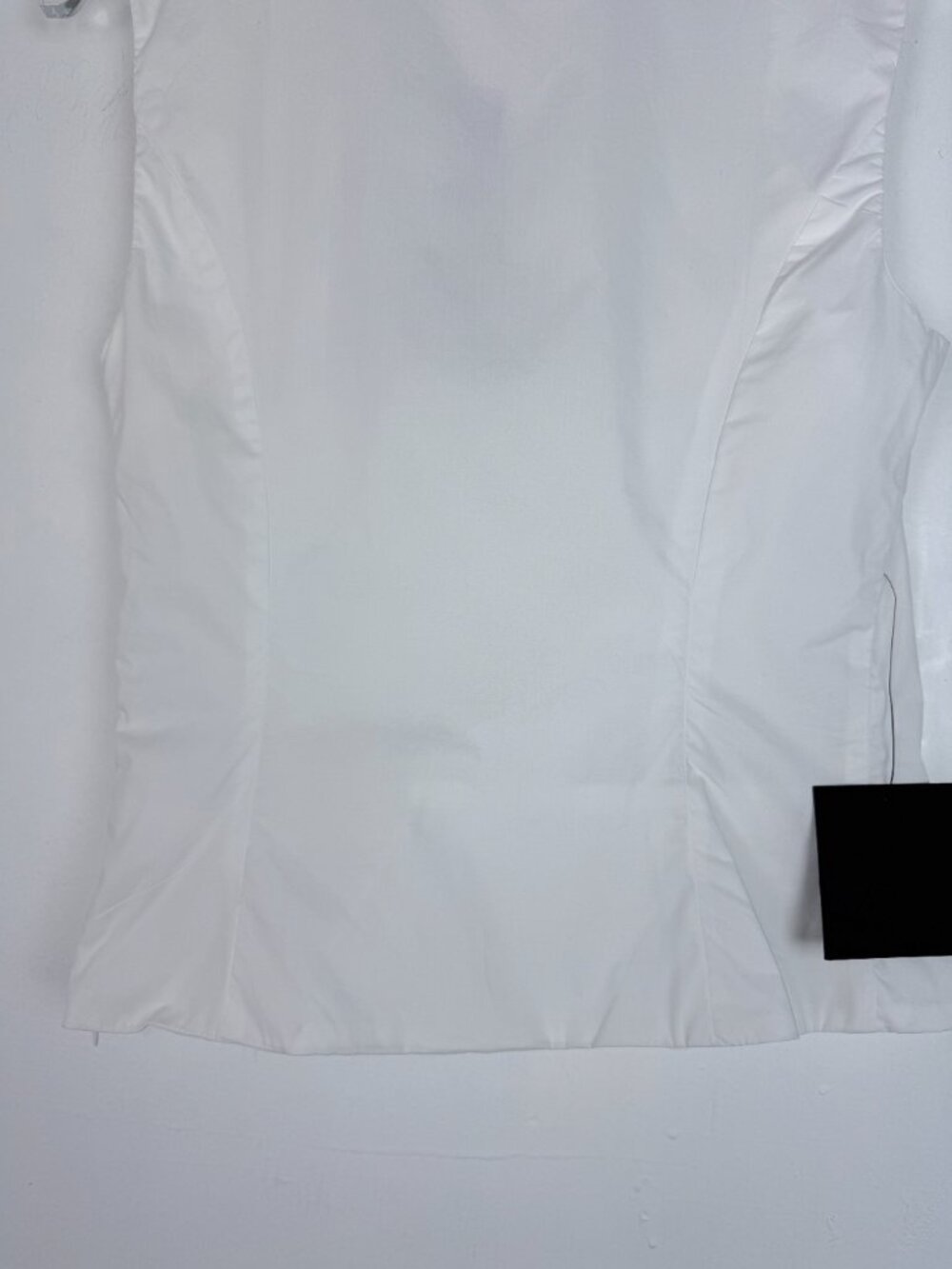 NWT Lulus Square Neck Poplin Top Buttons Sleeveless White Size Small S NEW - Picture 13 of 13